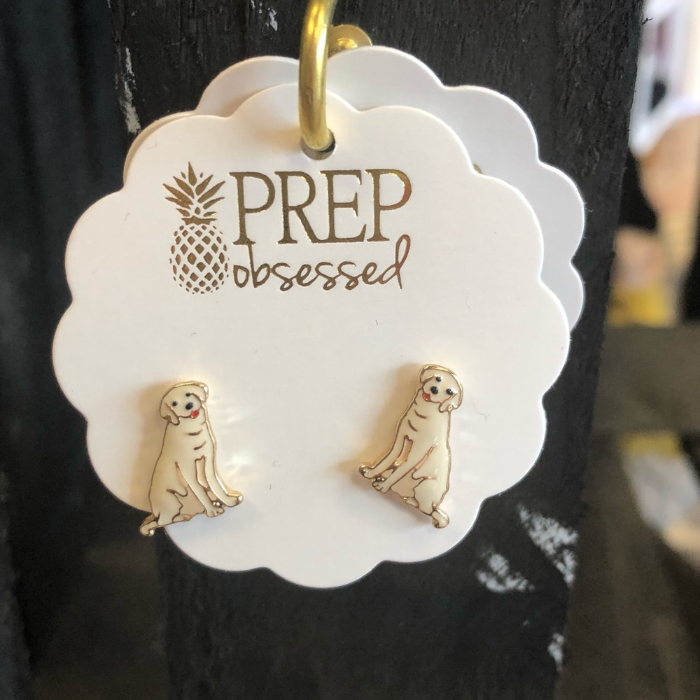 Labrador earrings - Picture 2 of 2